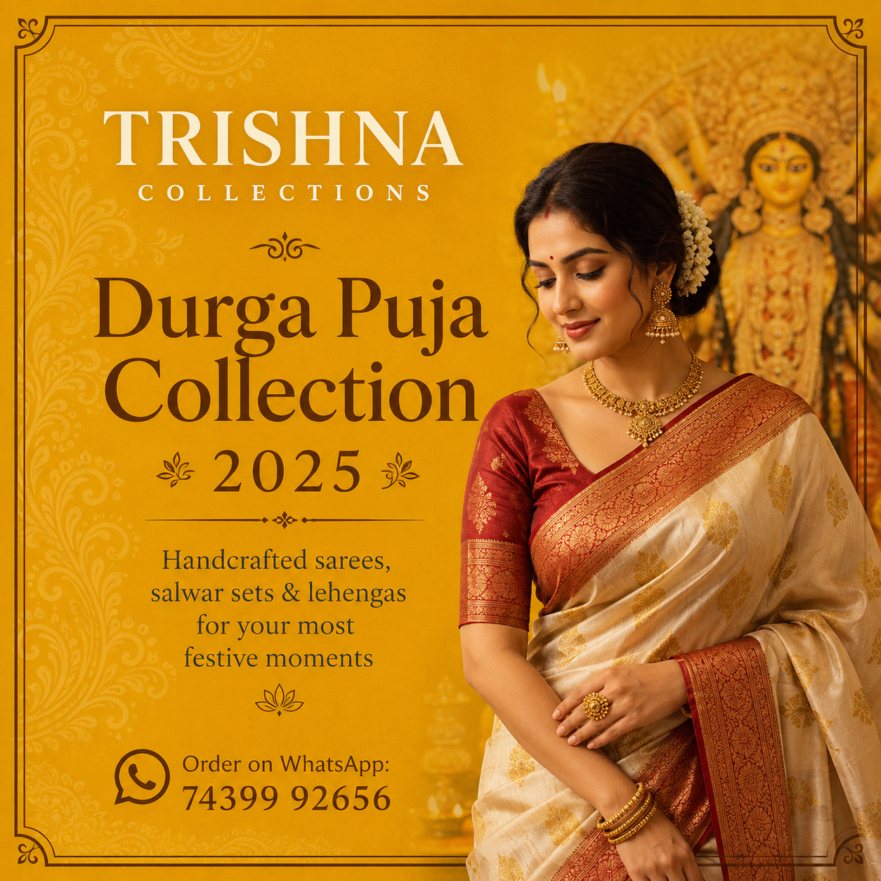 Durga Puja Collection 2025 campaign
